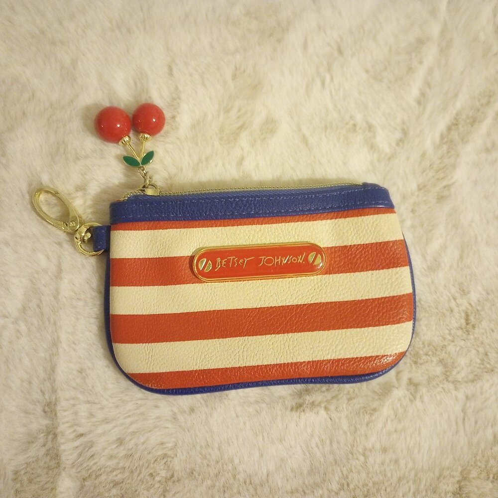 Betsey Johnson American Flag Coin Purse